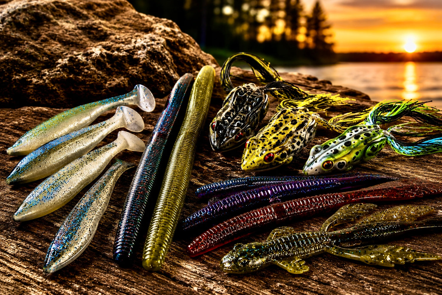 Premium soft plastic lures